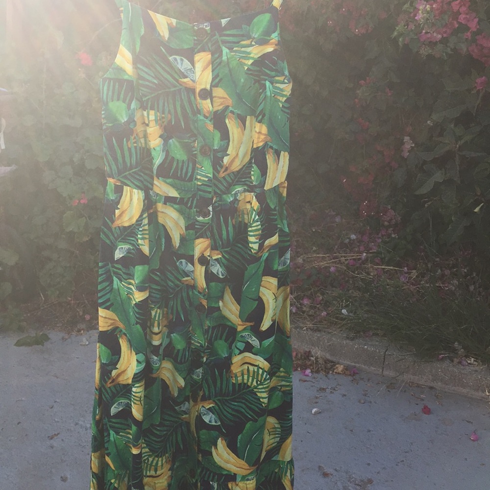 Old Navy Women’s Banana Tropical Dress Size Small